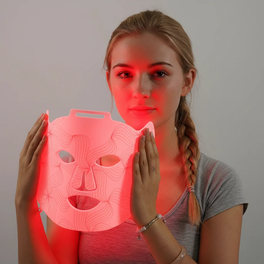 Elvra Lumière™ Silicone LED Red Light Therapy Mask – Luxury At-Home Skin Treatment